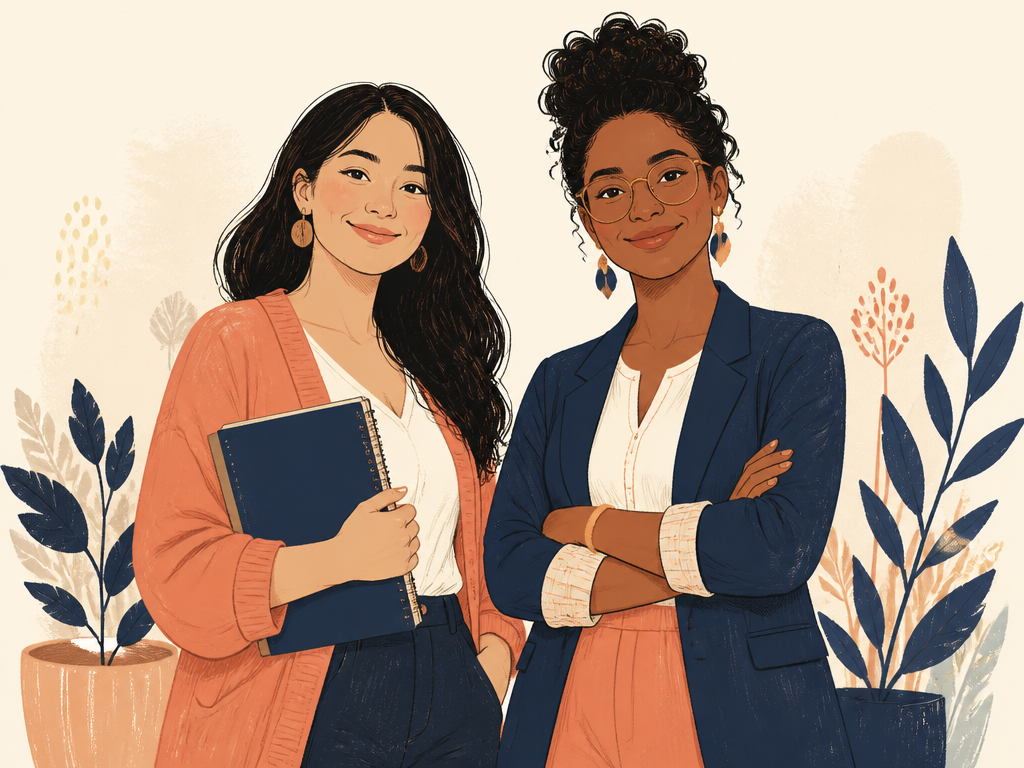 Illustration of Knowledge Benders founders